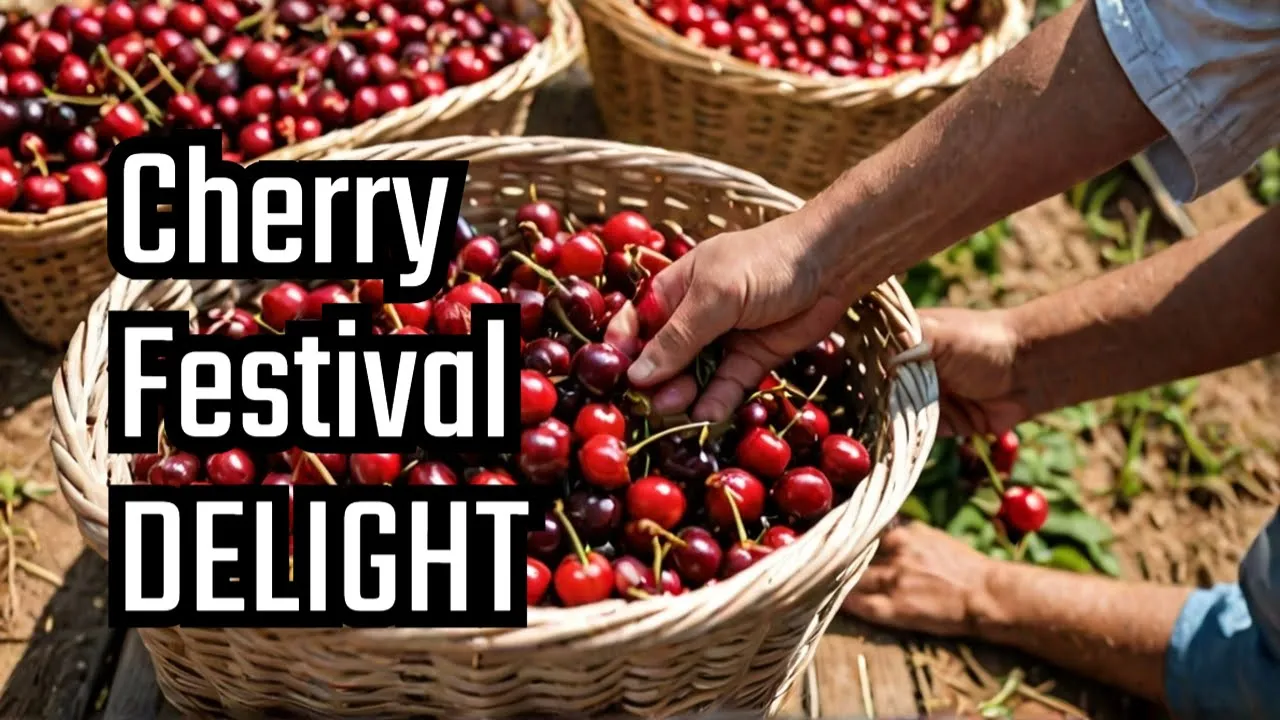 We Tried The DELICIOUS Tekirdağ Cherry Festival!